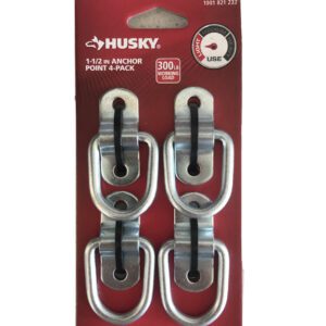 Husky 1-1/2” Anchor Point 4-Pack 300lbs. Working Load